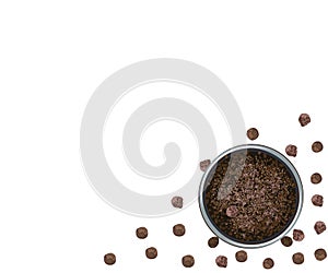 Different types of black pepper