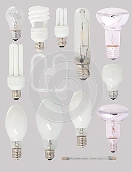 Different types of bulbs