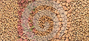 Different types of cat food