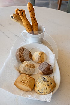 Different types of cookies made from the windmills flour