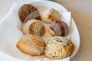 Different types of cookies made from the windmills flour
