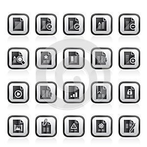 Different types of Document icons