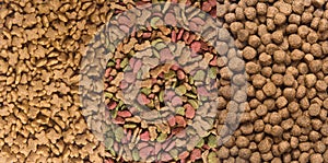 Different types of dog food