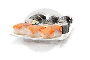 Different Types of Maki Sushi in Sushi Set