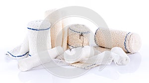 Different types of medical bandages