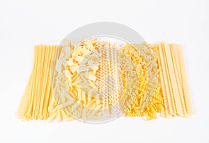 Different types of pasta