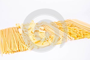 Different types of pasta