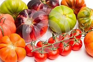 Different types of tomatoes
