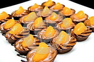 Different variety of cup cake