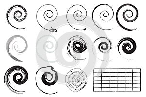 Different vector swirls