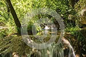 Different views of  Kursunlu waterfall,