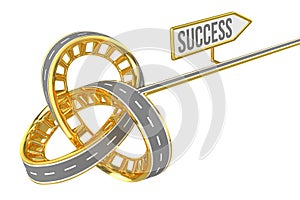 Different Way With SUCCESS Sign