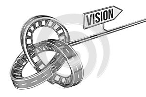 Different Way With VISION Sign