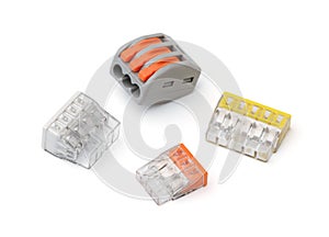 Different wire connector terminal blocks