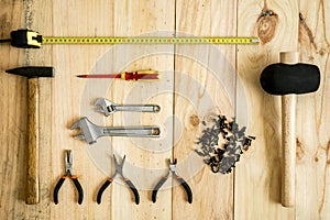 Different working and repair tools