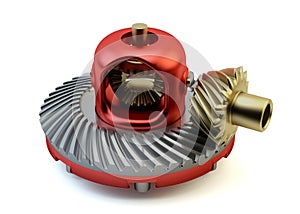 Differential gear isolated