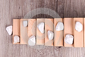 Difficult climb. Stones are in the way