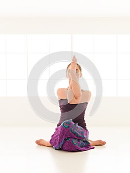 Difficult yoga pose