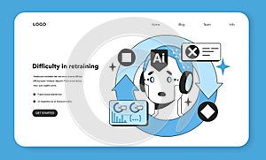 Difficulty in retraining as an artificial neural network disadvantage