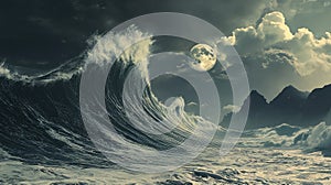 diffraction bouncing wave