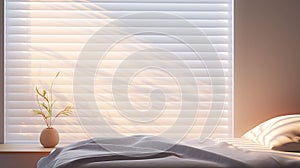 diffused blurred interior window blinds