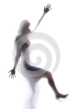 Diffused Silhouette of a woman