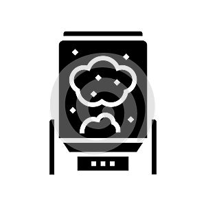 digester system glyph icon vector illustration