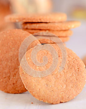 Digestive biscuits photo