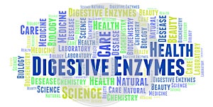 Digestive Enzymes word cloud.