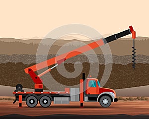 Digger utility crane