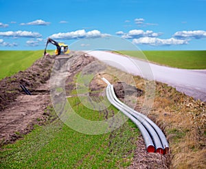 Digging for broadband photo