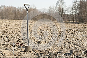 Digging New Allotment Plot.