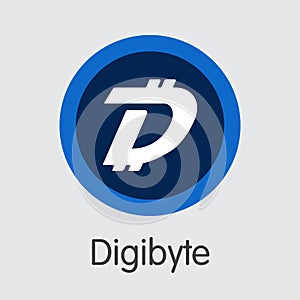 Digibyte - Cryptocurrency Logo.