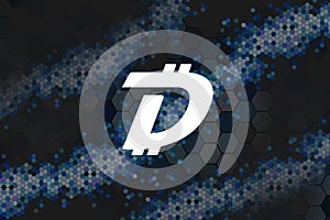 DigiByte, DGB digital currency with Honeycomb - money and technology worldwide network, Blockchain, Bitcoin is Electronic currency