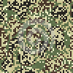 Digit camouflage seamless pattern