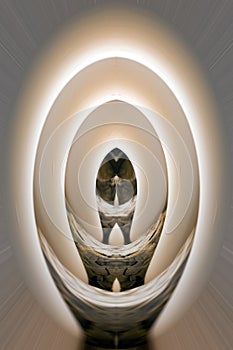 Digital Abstract Art - Egg Tunnel