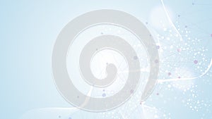 Digital abstract connection dots and lines. Network connection structure. Technology polygonal background. Plexus effect