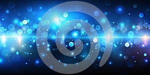 Abstract digital binary code and numbers on dark background