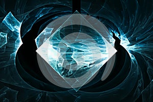Digital abstract fractal background generated at computer