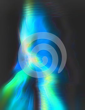 Digital Abstract Hypnotic Background Effect