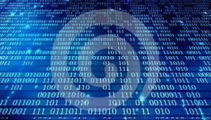 Digital Abstract technology background,background. Internet Big data ConceptBinary Code Background,