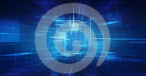 Digital Abstract technology background, Binary Code Background