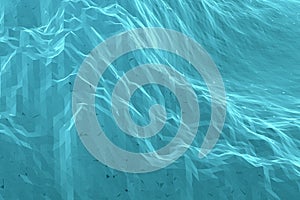 Digital Abstract Wireframe Landscape Background