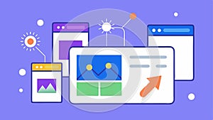 A digital ad layout showcasing AB testing results for different callstoaction visually differentiating click rates and