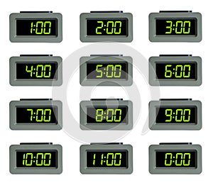 Digital alarm clock