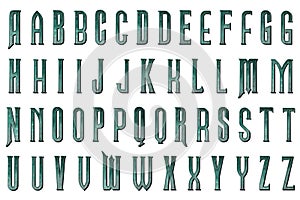Digital Alphabet Haunted Mansion Style Scrapbooking Element