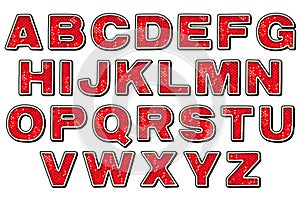 Digital Alphabet Roxie Style Scrapbooking Element