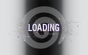 Loading Glitch Effect