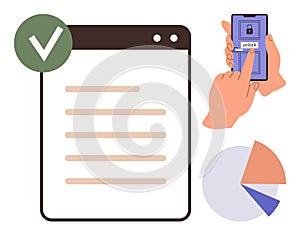 Digital Approval with Mobile Authentication and Analytics Visualization