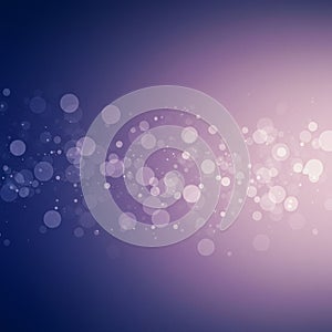 A digital art composition with a gradient background transitioning from deep blue to